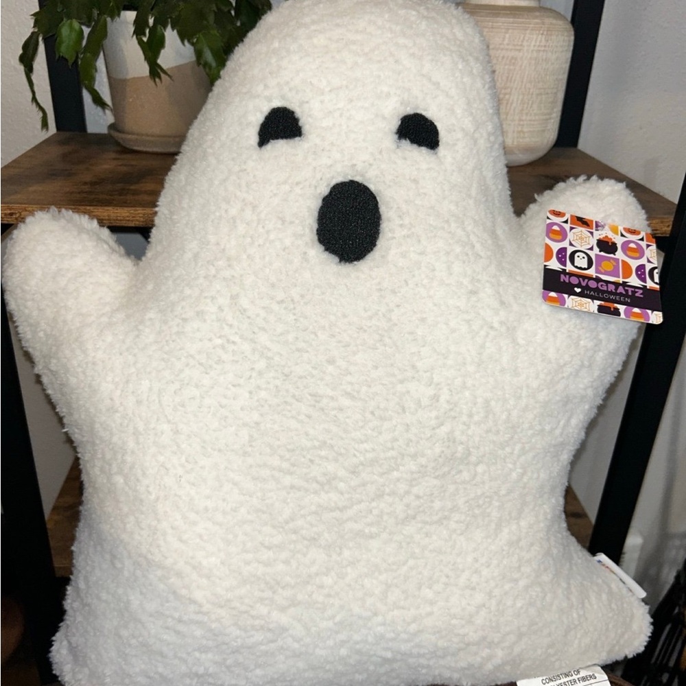 White Ghost Plush Pillow
